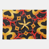 Abstracte vlinder Harten 16x24in theehanddoek Theedoek (Horizontaal)