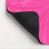 Abstracte vlinder, helder, roze MOUSEPAD Muismat (Hoek)