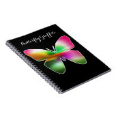 Abstracte vlinder kleurrijk notitieboek (Rechterzijde)