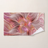 Abstracte Vlinder Kleurrijke Fantasie Fractale Kun Bad Handdoek (Handdoek)