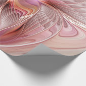 Abstracte Vlinder Kleurrijke Fantasie Fractale Kun Cadeaupapier (Hoek)