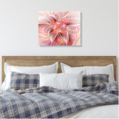 Abstracte Vlinder Kleurrijke Fantasie Fractale Kun Canvas Afdruk (Insitu (Slaapkamer))