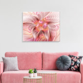 Abstracte Vlinder Kleurrijke Fantasie Fractale Kun Canvas Afdruk (Insitu (Woonkamer))