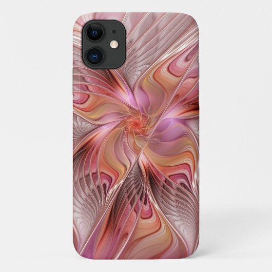 Abstracte Vlinder Kleurrijke Fantasie Fractale Kun Case-Mate iPhone Case (Achterkant)