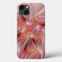 Abstracte Vlinder Kleurrijke Fantasie Fractale Kun
