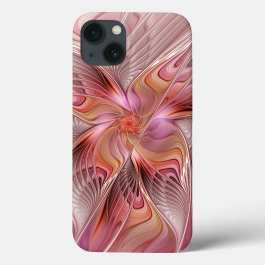 Abstracte Vlinder Kleurrijke Fantasie Fractale Kun Case-Mate iPhone Case (Achterkant)
