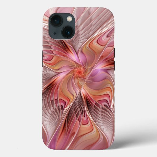 Abstracte Vlinder Kleurrijke Fantasie Fractale Kun Case-Mate iPhone Case (Achterkant)