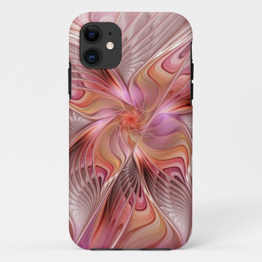 Abstracte Vlinder Kleurrijke Fantasie Fractale Kun Case-Mate iPhone Case (Achterkant)