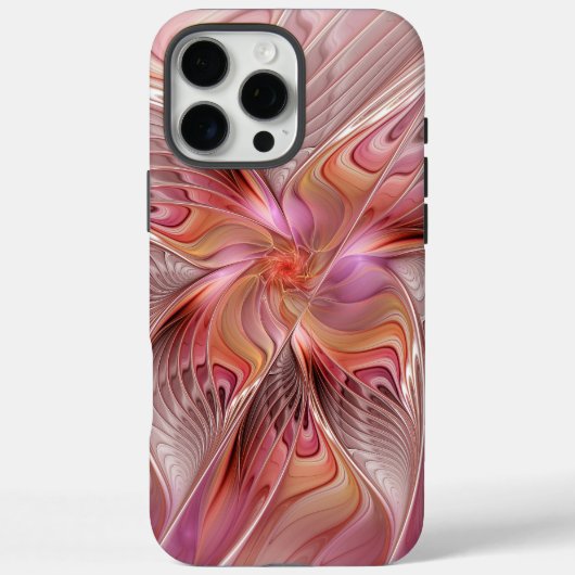 Abstracte Vlinder Kleurrijke Fantasie Fractale Kun Case-Mate iPhone Case (Achterkant)