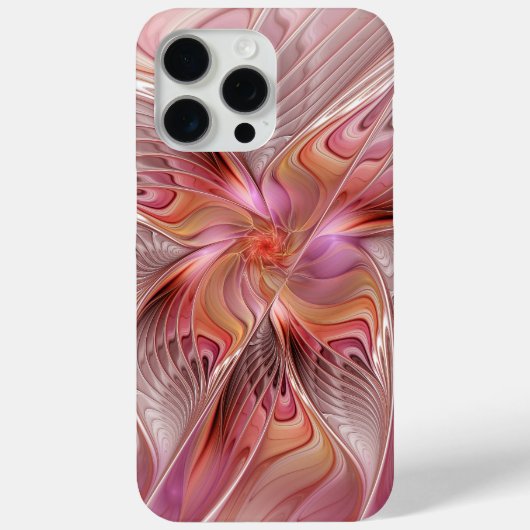 Abstracte Vlinder Kleurrijke Fantasie Fractale Kun Case-Mate iPhone Case (Achterkant)