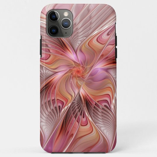 Abstracte Vlinder Kleurrijke Fantasie Fractale Kun Case-Mate iPhone Case (Achterkant)