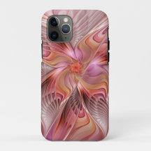 Abstracte Vlinder Kleurrijke Fantasie Fractale Kun