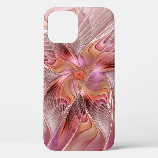 Abstracte Vlinder Kleurrijke Fantasie Fractale Kun Case-Mate iPhone Case (Achterkant)