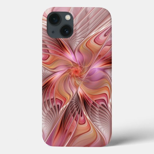 Abstracte Vlinder Kleurrijke Fantasie Fractale Kun Case-Mate iPhone Case (Achterkant)