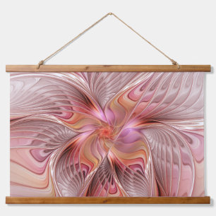 Abstracte Vlinder Kleurrijke Fantasie Fractale Kun Hangend Wandkleed