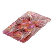 Abstracte Vlinder Kleurrijke Fantasie Fractale Kun Magneet (Linkerzijde)