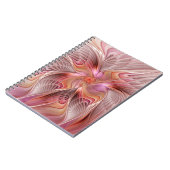 Abstracte Vlinder Kleurrijke Fantasie Fractale Kun Notitieboek (Linkerzijde)