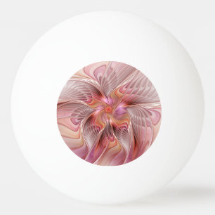 Abstracte Vlinder Kleurrijke Fantasie Fractale Kun Pingpongbal
