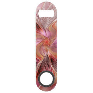 Abstracte Vlinder Kleurrijke Fantasie Fractale Kun Speed Flessenopener