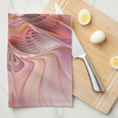 Abstracte Vlinder Kleurrijke Fantasie Fractale Kun Theedoek (Quarter Fold)