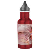 Abstracte Vlinder Kleurrijke Fantasie Fractale Kun Waterfles (Links)
