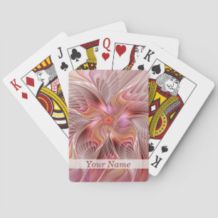 Abstracte Vlinder Kleurrijke Fantasie Fractale Naa Pokerkaarten