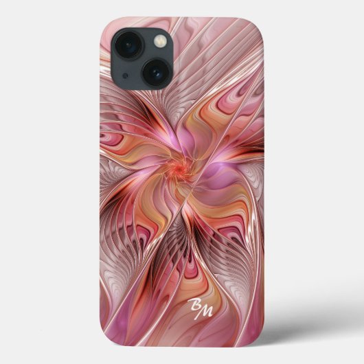 Abstracte Vlinder Kleurrijke Fractale Kunst Initia Case-Mate iPhone Case (Achterkant)