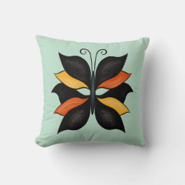 Abstracte vlinder Kussen