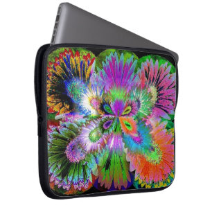 Abstracte vlinder laptop sleeve