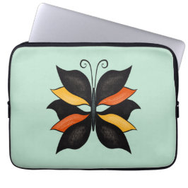 Abstracte vlinder Laptop Sleeve