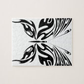 Abstracte vlinder legpuzzel (Horizontaal)