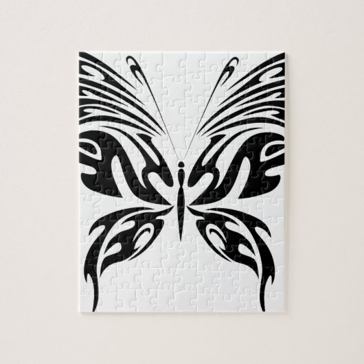 Abstracte vlinder legpuzzel (Verticaal)