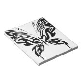 Abstracte vlinder notitieblok (Schuin)