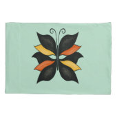 Abstracte vlinder, prachtig insect kussensloop (Achterkant)