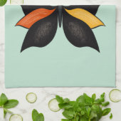 Abstracte vlinder, prachtig insect theedoek (Gevouwen)