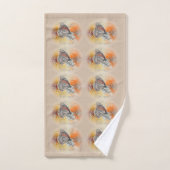 Abstracte Vlinder PV02 Bad Handdoek (Handdoek)