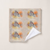Abstracte Vlinder PV02 Bad Handdoek (Wasdoekje)