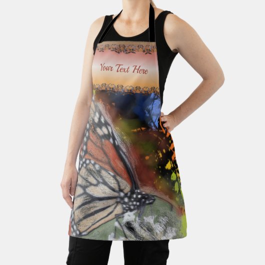 Abstracte vlinder schort (Insitu)
