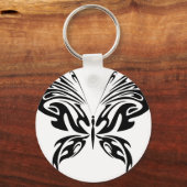 Abstracte vlinder sleutelhanger (Voorkant)