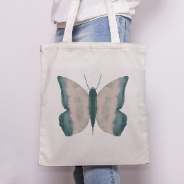 Abstracte vlinder tote bag