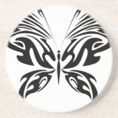 Abstracte vlinder zandsteen onderzetter (Voorkant)