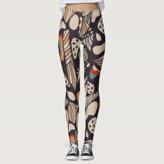 Abstracte vlindervleugels geïnspireerd door boho - leggings