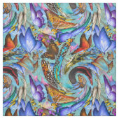 Abstracte vlindervleugels herhalen stof (Swatch)