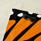 Abstracte vlindervlinder - Het leven is magisch! Strandlaken (In situ)