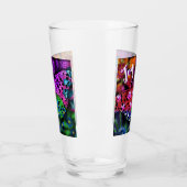 Abstracte vlindervreugde vlinders Paarse rood Glas (Links)