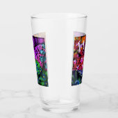 Abstracte vlindervreugde vlinders Paarse rood Glas (Rechts)