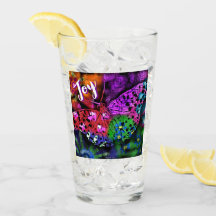 Abstracte vlindervreugde vlinders Paarse rood