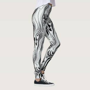 Abstracte vloeibaar Abstract zwendelkunst Leggings