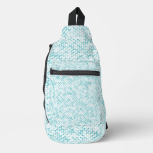 Abstracte Vloeibare Grafische Kunst Sling Bag