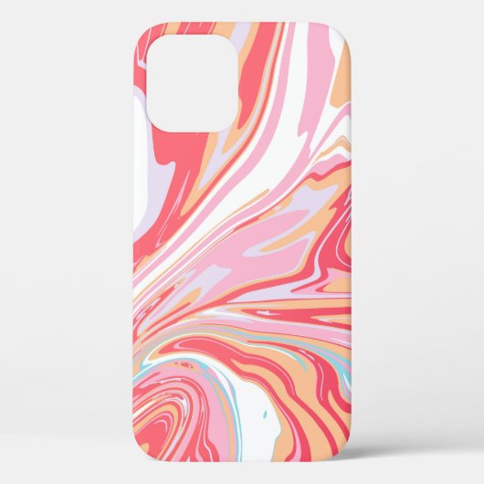 Abstracte vloeibare marmer- of epoxytrending-backg Case-Mate iPhone case (Achterkant)